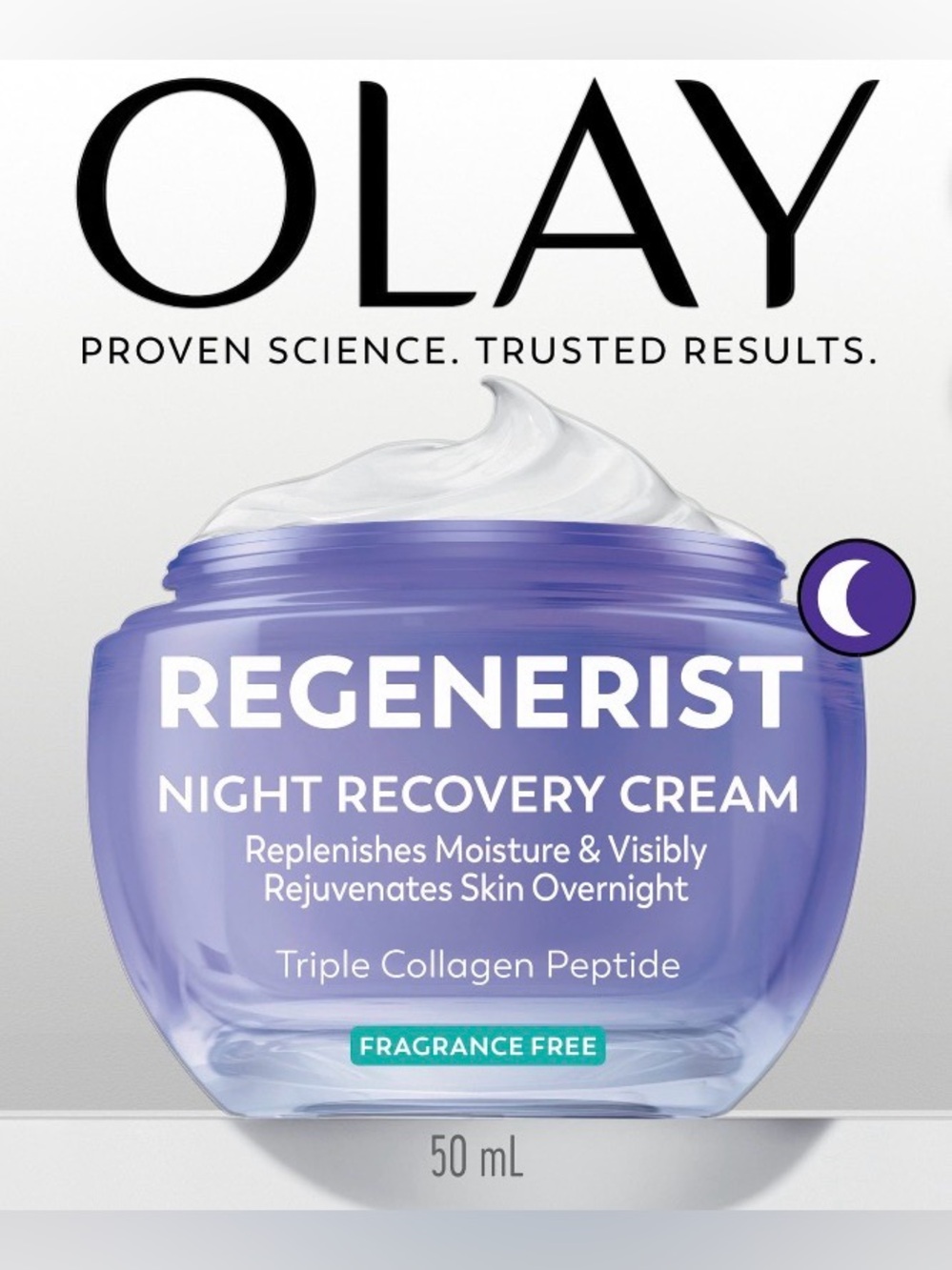 OLAY Regenerist Night Recovery Cream - Purple Jar